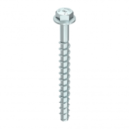 HECO MULTI MONTI plus SS Schraubanker 7,5 x 70 mm 50 Stück ( 48395 ) Betonschraube, Sechskantkopf, verzinkt blau, A2K