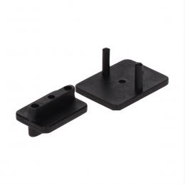 HECO Terrassengleiterset Mittelstück 80 tlg. ( 48716 ) mit HECO TOPIX 4,5 x 50 mm HD 20 Schrauben Set in Kunststoffbox