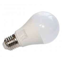 HEITEC 10-W-LED-Lampe A60, E27, 810 lm, warmweiß, matt