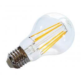 HEITEC 12-W-Filament-LED-Lampe A60, E27, 1050 lm, warmweiß, klar