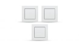 HmIP Tasterwippe für Markenschalter – universal, HmIP-BRU 3er Set