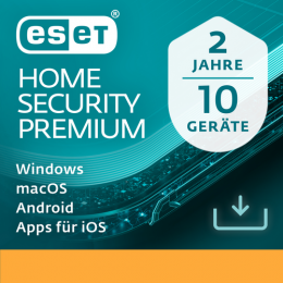 HOME Security Premium Vollversion Lizenz  10 Gerte 2 Jahre (Download)