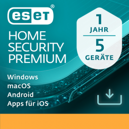 HOME Security Premium Vollversion Lizenz   5 Gerte 1 Jahr (Download)