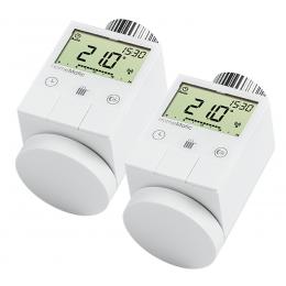 Homematic 2er-Set Funk-Heizkörperthermostat HM-CC-RT-DN für Smart Home / Hausautomation