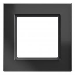 Homematic IP Glasrahmen, 1-fach, schwarz, HmIP-GF1-A