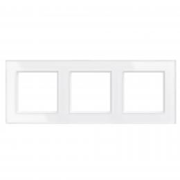 Homematic IP Glasrahmen, 3-fach, weiß, HmIP-GF3