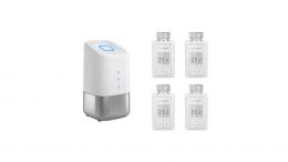 Homematic IP Set Heizen Professional mit Heizkörpern, 4xeTRV-F, 1xHCU1