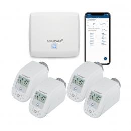 Homematic IP Set Raumklima mit Access Point, 4x Heizkörperthermostat