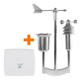 Homematic IP Set Wetter Profi mit Smart Home Zentrale CCU3 und Funk-Wettersensor pro