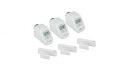 Homematic IP Smart Home 3er-Set Easy Connect- Heizkörperthermostat und Fenster- und Türkontakt