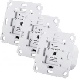 Homematic IP Smart Home 3er-Set Rollladenaktor HmIP-BROLL-2 für Markenschalter