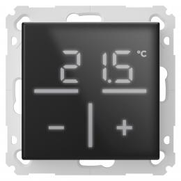 Homematic IP Smart Home Glas-Wandthermostat mit CO2-Sensor, schwarz, HmIP-WGTC-A