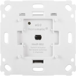 Homematic IP Smart Home Schaltaktor für  Markenschalter, 2-fach, HmIP-BS2