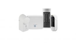 Homematic IP Smart Home Set mit Starter Set Zutritt, Keypad und Video-Türklingel, HmIP-SK25, HmIP-WKP und HmIP-CODB