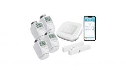 Homematic IP Smart Home Set Raumklima mit Access Point 2, Heizkörperthermostat, Fenster-Türkontakte