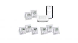 Homematic IP Smart Home Set Raumklima mit Access Point 2 und 8 Wandthermostate