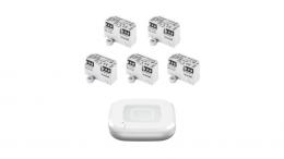 Homematic IP Smart Home Set Rollladen mit Access Point 2, 5x Rollladenaktor Unterputz