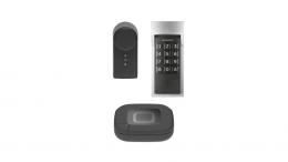 Homematic IP Smart Home Set Zutritt, Access Point 2 anthrazit, Keypad, Türschlossantrieb in anthrazit