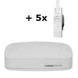 HOMEPILOT Gateway premium + 5x RolloTron classic smart + Sensor + Sonnensensor Smart