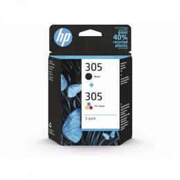 HP 305 (6ZD17AE) Original Druckerpatrone 2er-Pack Kompatibilität: HP DeskJet 2000er Serie / HP ENVY 6000er Serie
