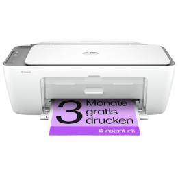 HP DeskJet 2820e All-in-One-Drucker inkl. 3 Monate Insta B-Ware 10€ Cashback, A4, 3in1, Drucker, Scanner, Kopierer, USB, WLAN