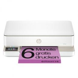 HP Envy 6120e All-in-One-Drucker inkl. 3 Monate Instant Ink 20€ Cashback, Drucken, Kopieren, Scannen, mobiler Faxversand, Farbe