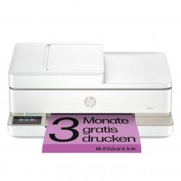 HP Envy 6520e All-in-One-Drucker inkl. 3 Monate Instant Ink 20€ Cashback, A4, Drucken, Kopieren, Scannen, mobiler Faxversand