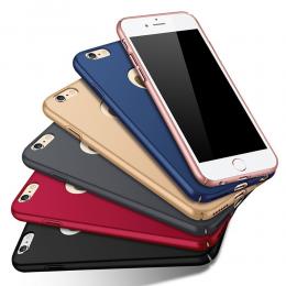 Hülle Schutzhülle Case Cover für iPhone 5 SE 6 7 8 X mit Öffnung für Apple-Logo