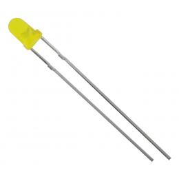 HUIYUAN Opto-Electronic  LED 3 mm, gelb, 130 mcd