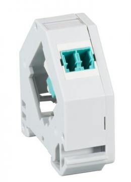 Hutschienenadapter fr SC/APC, Singlemode, 1 Port