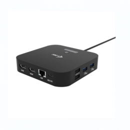 i-tec USB-C Dual HDMI Docking Station, Power Delivery 100W
