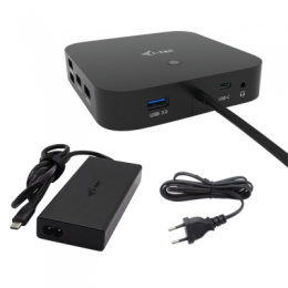 i-tec USB-C HDMI Dual DP Docking Station mit Power Delivery 100 W + i-tec Universal Charger 100 W