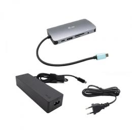 i-tec USB-C Metal Nano Dock HDMI/VGA mit LAN + Power Delivery 100W + Charger 100W (bundle)