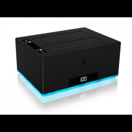 ICY BOX 2 Bay Docking & Klonstation für 2,5