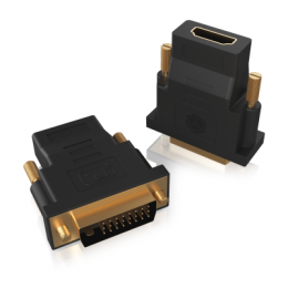 ICYBOX DVI-D zu HDMI Adapter (Dual Link) 24+1-poliger Stecker