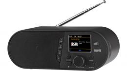 IMPERIAL DABMAN d105 Kompaktes DAB+ /FM /Bluetooth Radio, Schwarz