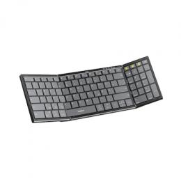 Inateck Faltbare kabellose tragbare Tastatur mit Bluetooth 5.3, kompatibel mit Tablets, Handys, Laptops, PCs