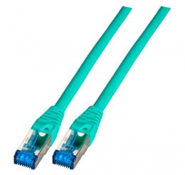 INFRALAN Patchkabel RJ45, S/FTP, Cat.6A, TPE superflex, 0.15m, grn