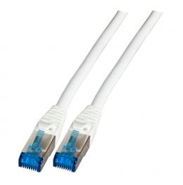 INFRALAN Patchkabel RJ45, S/FTP, Cat.6A, TPE superflex, 3m, grau