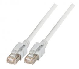 INFRALAN Patchkabel RJ45, S/FTP, Cat.6A, VC LED, 1,5m, wei