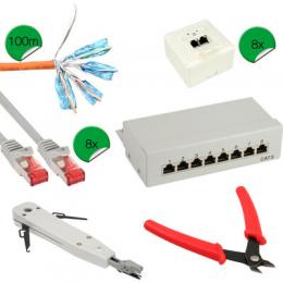InLine Cat.6 Netzwerk Installations Kit