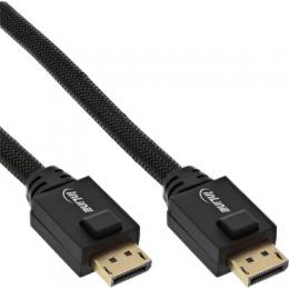 InLine DisplayPort Aktiv-Kabel, 4K2K, schwarz, vergoldete Kontakte, 20m