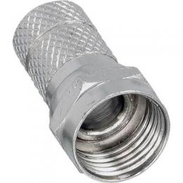 InLine F-Stecker, fr Koaxialkabel mit Aussenmantel 8,2mm, 10er Pack