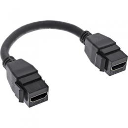 Ein Angebot für InLine HDMI 2x Keystone Adapterkabel 4K/60Hz, HDMI A Buchse/Buchse, schwarz, 0,2m InLine aus dem Bereich Installation / Reinigung > Snap-In Modulsystem - jetzt kaufen.