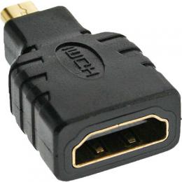 Ein Angebot für InLine HDMI Adapter, HDMI A Buchse auf Micro HDMI D Stecker, 4K/60Hz kompatibel, vergoldete Kontakte InLine aus dem Bereich Adapter / Konverter > HDMI zu HDMI / DVI / mini HDMI - jetzt kaufen.
