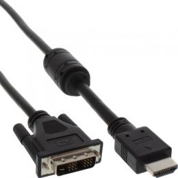 Ein Angebot für InLine HDMI-DVI Adapterkabel, 19pol Stecker auf 18+1 Stecker, mit Ferrit, 1,8m InLine aus dem Bereich Kabel > HDMI > HDMI zu DVI - jetzt kaufen.