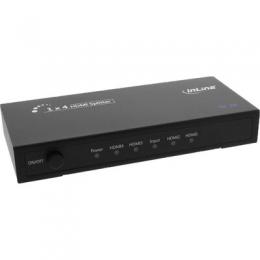 InLine HDMI Splitter/Verteiler, 4-fach, 4K2K kompatibel