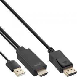 Ein Angebot für InLine HDMI zu DisplayPort Konverter Kabel, 4K, schwarz/gold, 0,5m InLine aus dem Bereich Kabel > HDMI zu DisplayPort - jetzt kaufen.