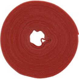 InLine Kabelbinder, Klettverschlussband 16mm, rot, 10m