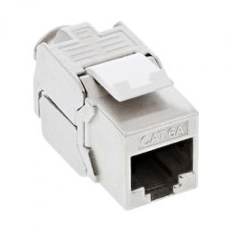 InLine® Keystone RJ45 Buchse / LSA Einsatz, SNAP-In, Cat.6a schmale Bauform